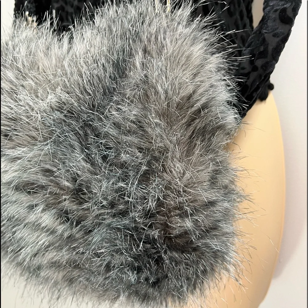 Faux Fur Hand Warmer Muff